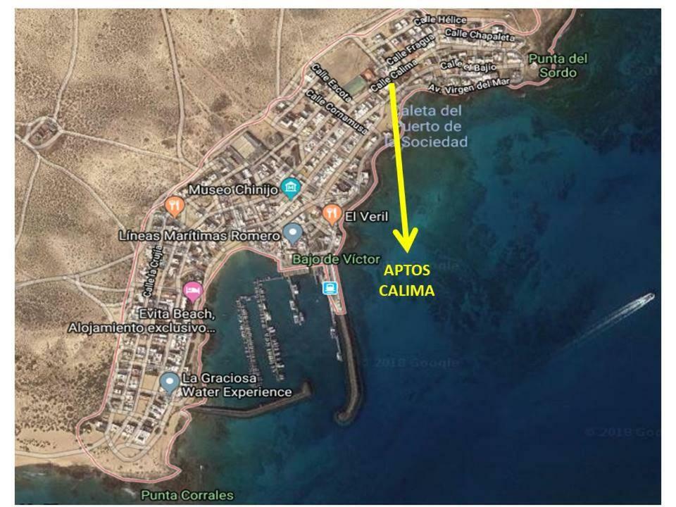 Apartmán Calimas Caleta de Sebo Exteriér fotografie